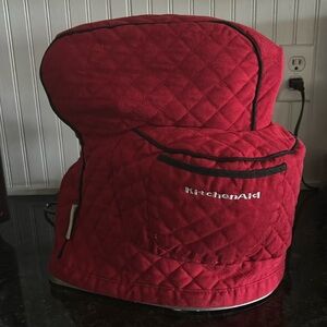 KitchenAid mixer quilted cover cover. Vintage red.